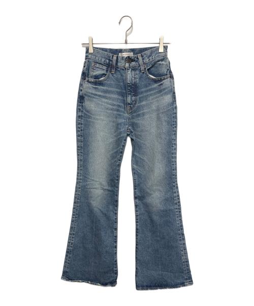 moussy（マウジー）moussy (マウジー) フレアデニム ブルー サイズ:25の古着・服飾アイテム