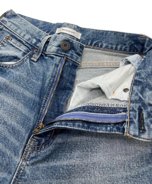 moussy（マウジー）moussy (マウジー) フレアデニム ブルー サイズ:25の古着・服飾アイテム