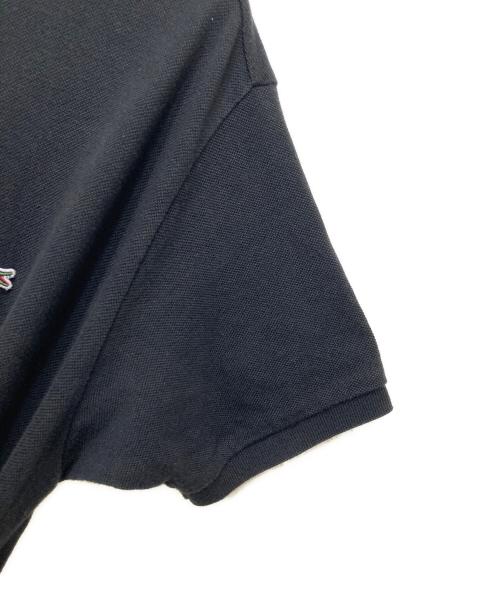 LACOSTE（ラコステ）LACOSTE (ラコステ) 鹿の子地マキシ丈ドレス ブラック サイズ:36の古着・服飾アイテム
