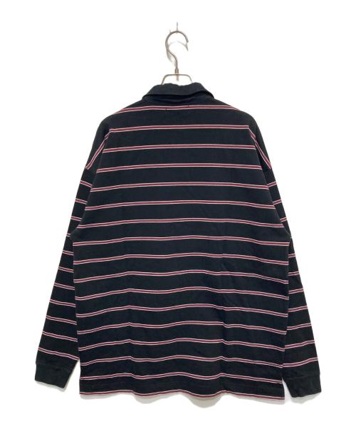 BROOKS BROTHERS（ブルックスブラザーズ）BROOKS BROTHERS (ブルックスブラザーズ) biotope (ビオトープ) 別注ボーダーラガーシャツ ブラック サイズ:Ｍの古着・服飾アイテム