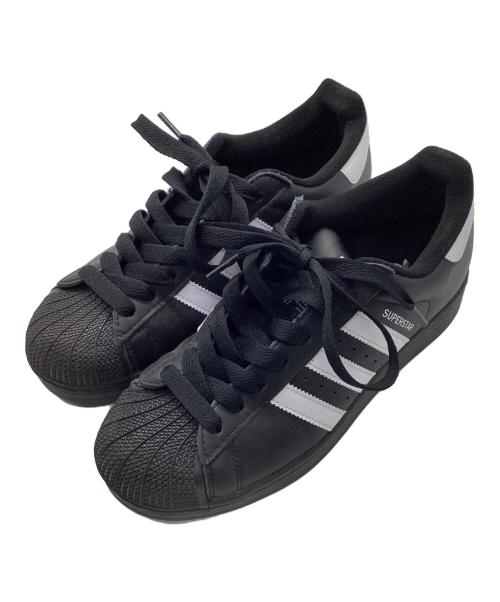 adidas（アディダス）adidas (アディダス) スーパースター II ブラック サイズ:25.5ｃｍの古着・服飾アイテム
