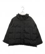 DANTONダントン）の古着「フーデッドダウンジャケット」｜ブラック