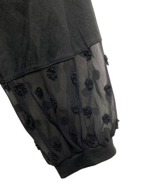 BEARDSLEY（ビアズリー）BEARDSLEY (ビアズリー) ポイントシアーカットソー ブラック サイズ:FREEの古着・服飾アイテム
