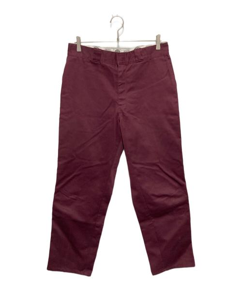 Dickies（ディッキーズ）Dickies (ディッキーズ) 別注ツイルワークパンツ ボルドー サイズ:3の古着・服飾アイテム