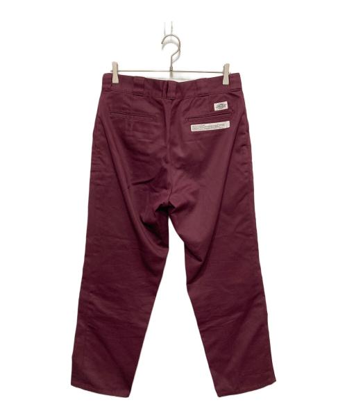 Dickies（ディッキーズ）Dickies (ディッキーズ) 別注ツイルワークパンツ ボルドー サイズ:3の古着・服飾アイテム