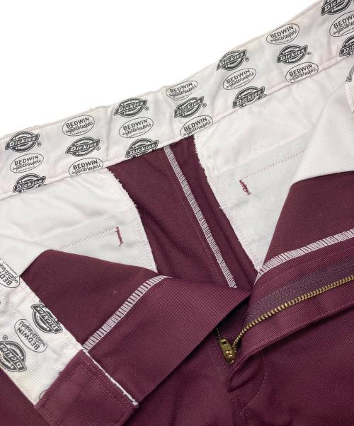 Dickies（ディッキーズ）Dickies (ディッキーズ) 別注ツイルワークパンツ ボルドー サイズ:3の古着・服飾アイテム