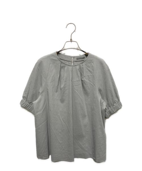 theory luxe（セオリーリュクス）theory luxe (セオリーリュクス) CRISP LINEN CALLY ブラウス グレー サイズ:38の古着・服飾アイテム
