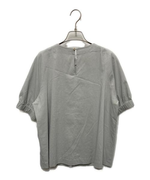 theory luxe（セオリーリュクス）theory luxe (セオリーリュクス) CRISP LINEN CALLY ブラウス グレー サイズ:38の古着・服飾アイテム