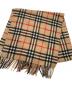 BURBERRY LONDON (バーバリーロンドン) カシミヤノバチェックストール ベージュ サイズ:なし：8000円