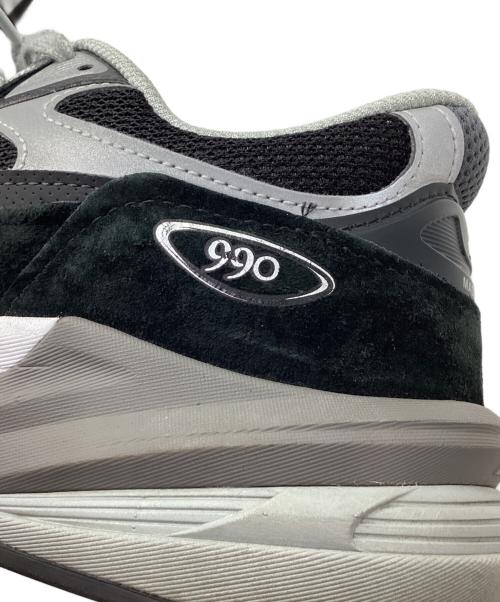 NEW BALANCE（ニューバランス）NEW BALANCE (ニューバランス) 990V6 / ローカットスニーカー ブラック サイズ:27ｃｍの古着・服飾アイテム
