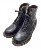 locking shoes by footmonkeyロッキングシューズバイフットモンキー）の古着「ロガーブーツ」｜ブラック