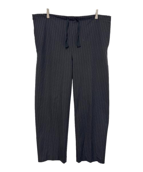 ASTRAET（アストラット）ASTRAET (アストラット) ストライプ イージー ワイドテーパードパンツ ブラック サイズ:1の古着・服飾アイテム