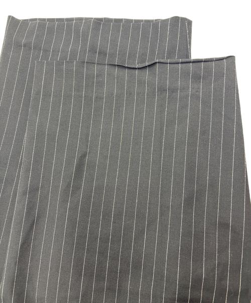 ASTRAET（アストラット）ASTRAET (アストラット) ストライプ イージー ワイドテーパードパンツ ブラック サイズ:1の古着・服飾アイテム