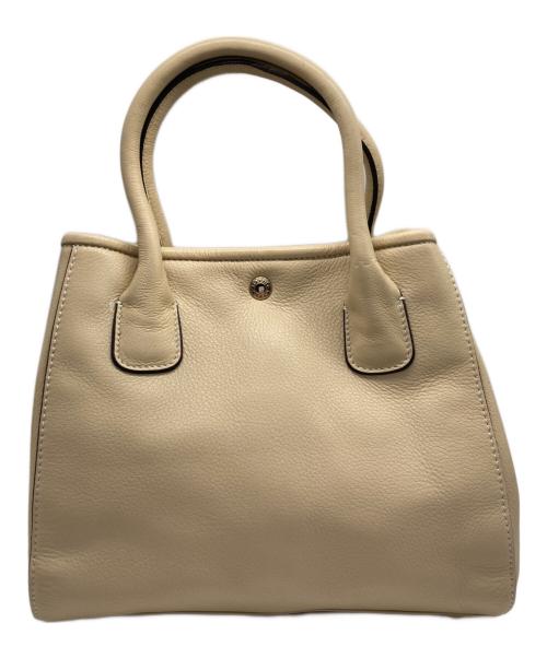 russet（ラシット）russet (ラシット) レザーハンドバッグ ベージュの古着・服飾アイテム