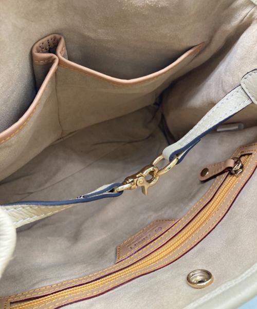 russet（ラシット）russet (ラシット) レザーハンドバッグ ベージュの古着・服飾アイテム