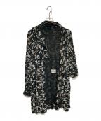 Vivienne Westwood manヴィヴィアン ウェストウッド マン）の古着「パイルジャガード変形カーディガン」｜ブラック