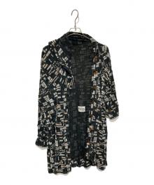 Vivienne Westwood man（ヴィヴィアン ウェストウッド マン）の古着「パイルジャガード変形カーディガン」｜ブラック