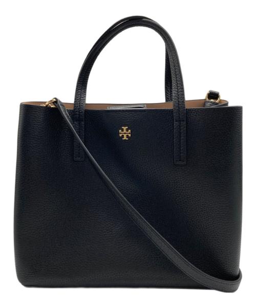 TORY BURCH（トリーバーチ）TORY BURCH (トリーバーチ) 2WAYバッグ ブラックの古着・服飾アイテム