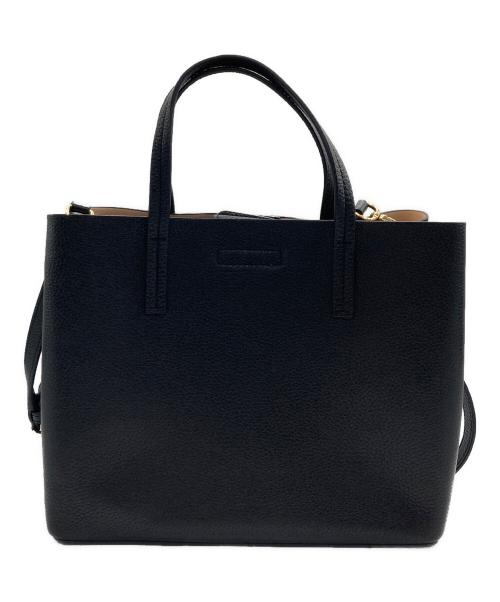 TORY BURCH（トリーバーチ）TORY BURCH (トリーバーチ) 2WAYバッグ ブラックの古着・服飾アイテム