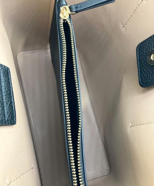 TORY BURCH（トリーバーチ）TORY BURCH (トリーバーチ) 2WAYバッグ ブラックの古着・服飾アイテム