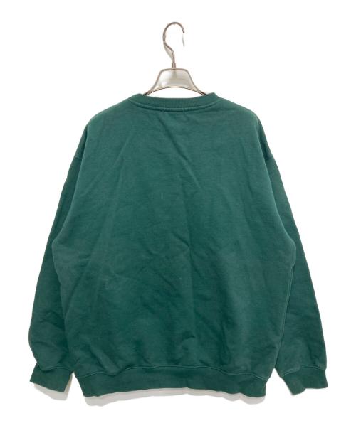 X-LARGE（エクストララージ）X-LARGE (エクストララージ) ロゴクルーネックスウェットシャツ グリーン サイズ:Lの古着・服飾アイテム