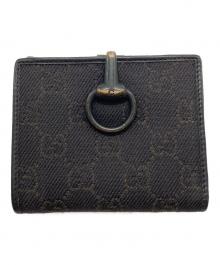 GUCCI（グッチ）の古着「ボースビットコンパクトウォレット」｜ブラウン