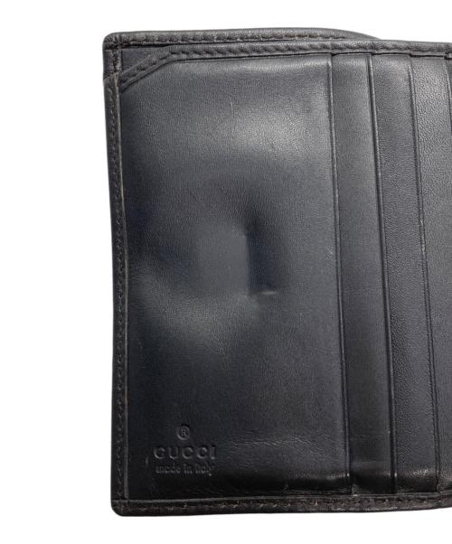 GUCCI（グッチ）GUCCI (グッチ) ボースビットコンパクトウォレット ブラウンの古着・服飾アイテム