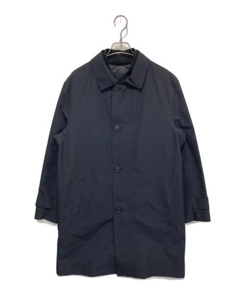 BOSS HUGO BOSS（ボス ヒューゴボス）BOSS HUGO BOSS (ボス ヒューゴボス) インナーベスト付ステンカラーコート ブラック サイズ:48の古着・服飾アイテム