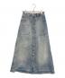 DIESEL（ディーゼル）の古着「デニムロングスカート」｜ブルー