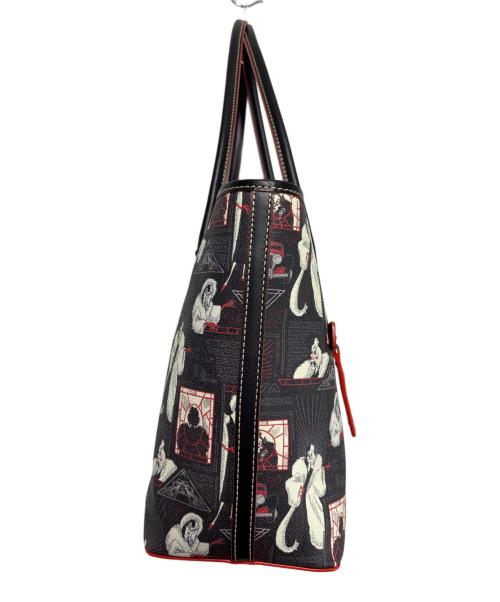DOONEY&BOURKE（ドゥーニーアンドバーク）DOONEY&BOURKE (ドゥーニーアンドバーク) DISNEY (ディズニー) クルエラ トートバッグ ブラック 未使用品の古着・服飾アイテム