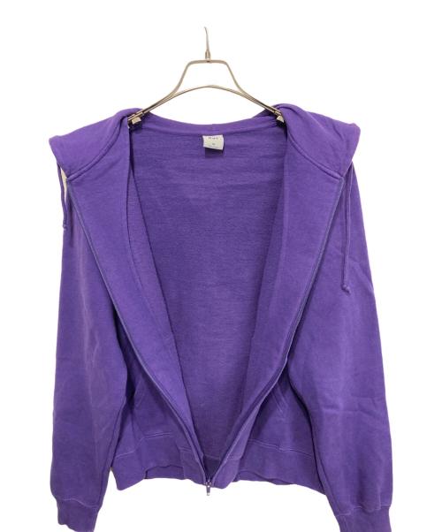 HUF（ハフ）HUF (ハフ) ジップパーカー パープル サイズ:Mの古着・服飾アイテム