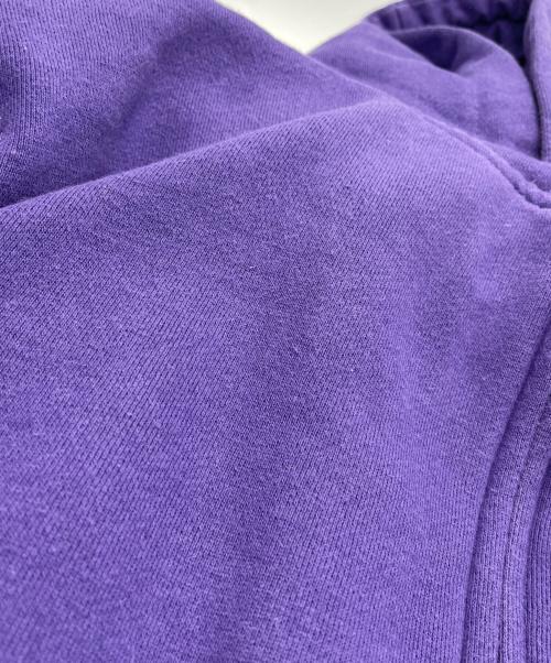 HUF（ハフ）HUF (ハフ) ジップパーカー パープル サイズ:Mの古着・服飾アイテム