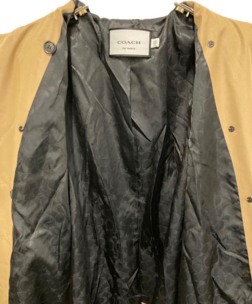 COACH（コーチ）COACH (コーチ) ミッドトレンチコート ベージュ サイズ:Lの古着・服飾アイテム