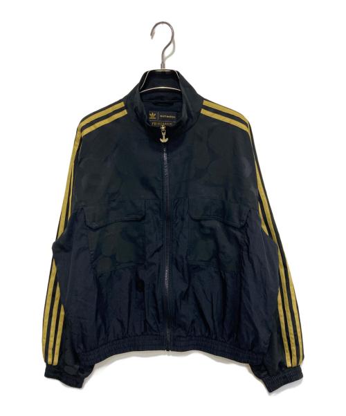 adidas（アディダス）adidas (アディダス) marimekko (マリメッコ) コラボトラックトップ ブラック サイズ:Lの古着・服飾アイテム