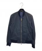 PS Paul SmithＰＳポールスミス）の古着「シャドーチェックブルゾン」｜ネイビー