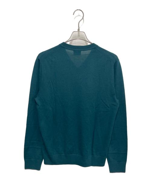 PS Paul Smith（ＰＳポールスミス）PS Paul Smith (ＰＳポールスミス) メリノウールニット グリーン サイズ:Ｍの古着・服飾アイテム