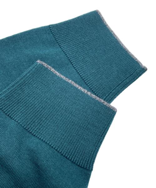 PS Paul Smith（ＰＳポールスミス）PS Paul Smith (ＰＳポールスミス) メリノウールニット グリーン サイズ:Ｍの古着・服飾アイテム