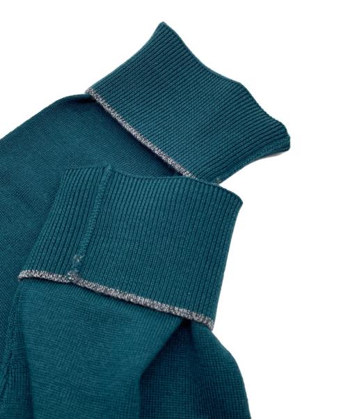 PS Paul Smith（ＰＳポールスミス）PS Paul Smith (ＰＳポールスミス) メリノウールニット グリーン サイズ:Ｍの古着・服飾アイテム