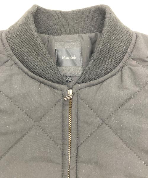 Munich（ミューニック）Munich (ミューニック) キルティングタフタメルトン 2wayコート ブラック サイズ:Ｓ 未使用品の古着・服飾アイテム