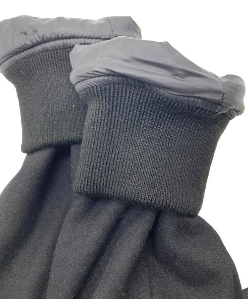 Munich（ミューニック）Munich (ミューニック) キルティングタフタメルトン 2wayコート ブラック サイズ:Ｓ 未使用品の古着・服飾アイテム