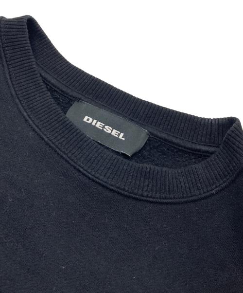 DIESEL（ディーゼル）DIESEL (ディーゼル) デニムスター切替スウェット ネイビー サイズ:FREEの古着・服飾アイテム