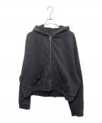 entire studiosエンタイアスタジオ）の古着「加工ジップフーディ」｜グレー