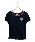 Vivienne Westwood RED LABELヴィヴィアンウエストウッドレッドレーベル）の古着「オーブワッペン付き半袖カットソー」｜ブラック