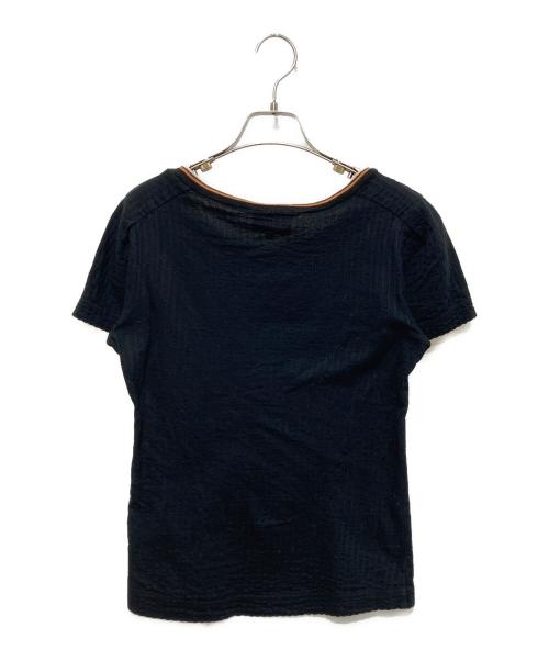 Vivienne Westwood RED LABEL（ヴィヴィアンウエストウッドレッドレーベル）Vivienne Westwood RED LABEL (ヴィヴィアンウエストウッドレッドレーベル) オーブワッペン付き半袖カットソー ブラック サイズ:2の古着・服飾アイテム