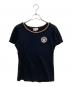 Vivienne Westwood RED LABEL（ヴィヴィアンウエストウッドレッドレーベル）の古着「オーブワッペン付き半袖カットソー」｜ブラック