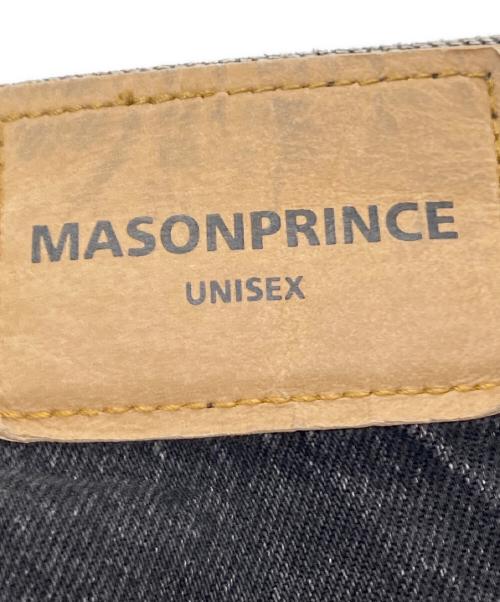 masonprince（メゾンプリンス）MASONPRINCE (メゾンプリンス) サイドベルトデニムパンツ ブラック サイズ:2の古着・服飾アイテム