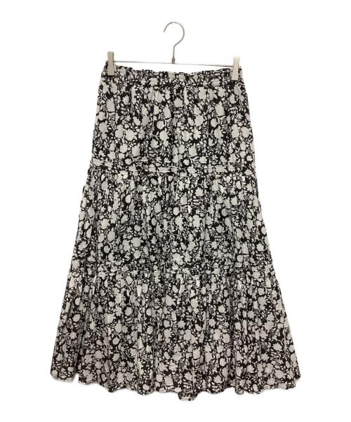 JOURNAL STANDARD relume（ジャーナルスタンダード レリューム）JOURNAL STANDARD relume (ジャーナルスタンダード レリューム) コットンボイルクリンクルティアードスカート ホワイト サイズ:FREEの古着・服飾アイテム