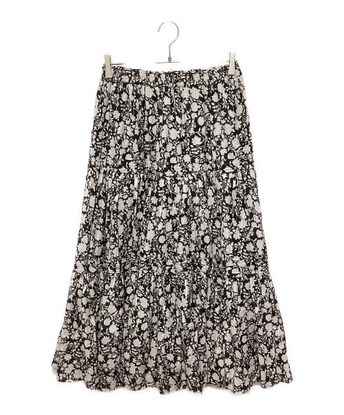 JOURNAL STANDARD relume（ジャーナルスタンダード レリューム）JOURNAL STANDARD relume (ジャーナルスタンダード レリューム) コットンボイルクリンクルティアードスカート ホワイト サイズ:FREEの古着・服飾アイテム