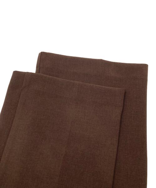 FRAMeWORK（フレームワーク）FRAMeWORK (フレームワーク) セミフレアパンツ ブラウン サイズ:38 未使用品の古着・服飾アイテム