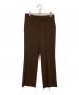FRAMeWORK（フレームワーク）の古着「セミフレアパンツ」｜ブラウン
